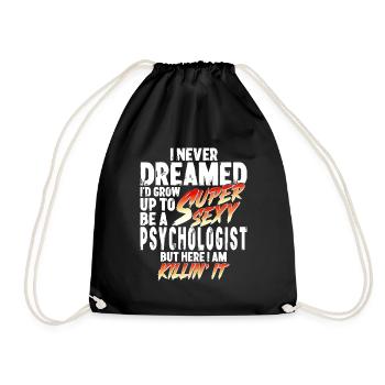 Super Sexy psychologue psychologue cadeau - Sac de sport léger - noir - Devant