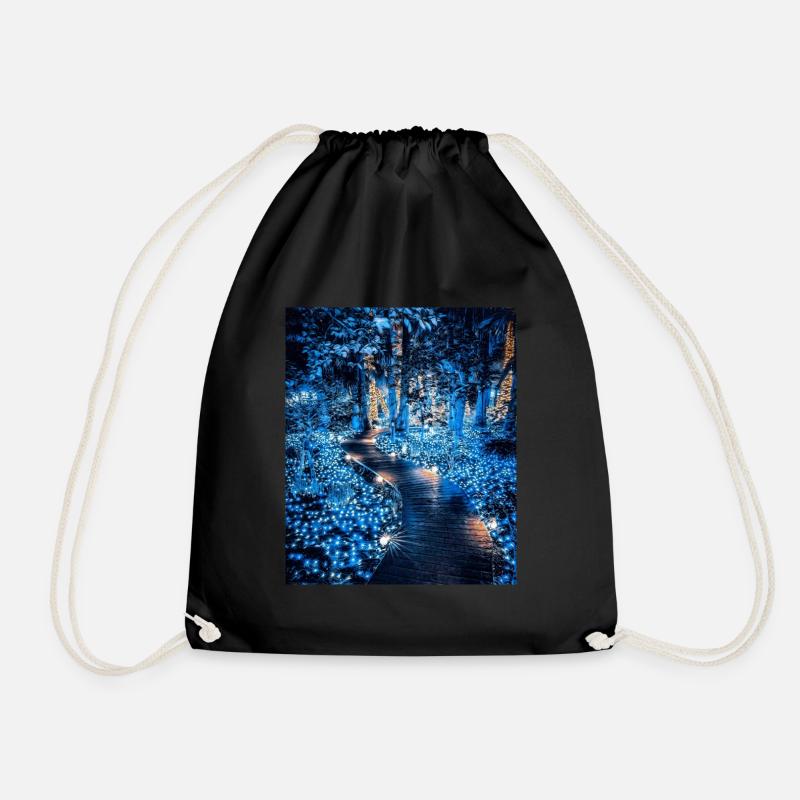 Entrez dans la forêt - Sac de sport léger - noir