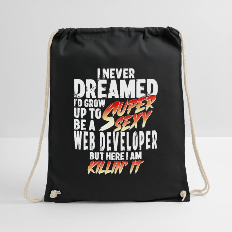 Super Sexy Web Developer Web Development Gift Drawstring Bag
