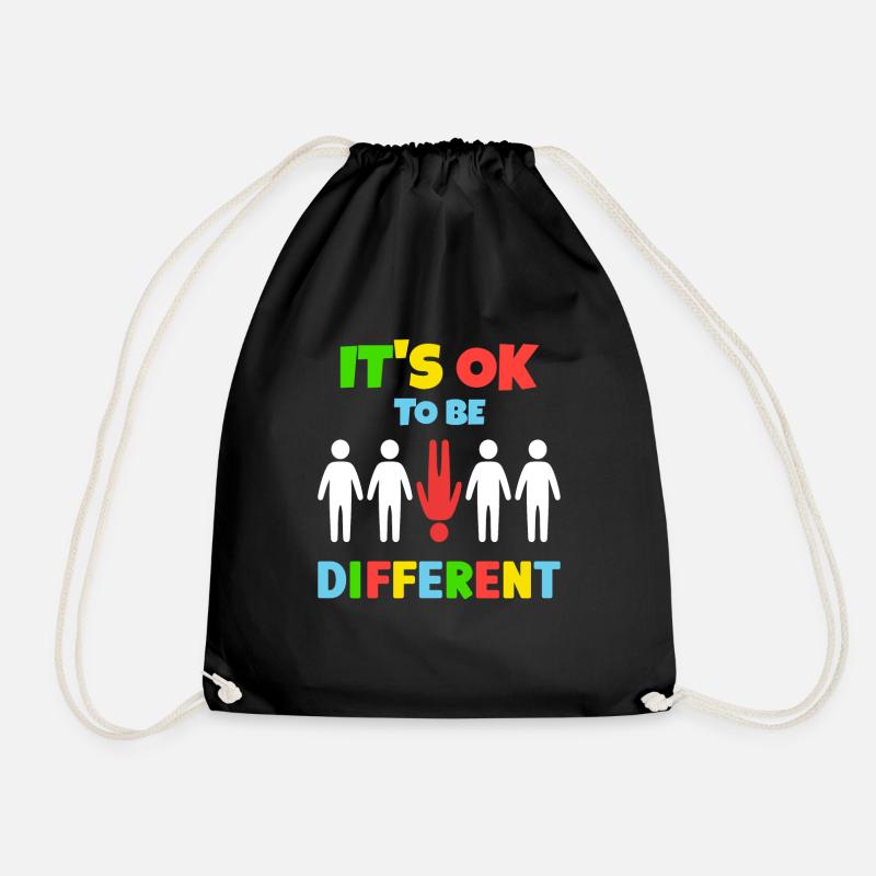 It's ok to be Different People - Turnbeutel - Schwarz