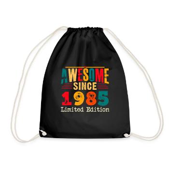 Génial depuis 1985 Anniversaire 40 ans - Sac de sport léger - noir - Devant