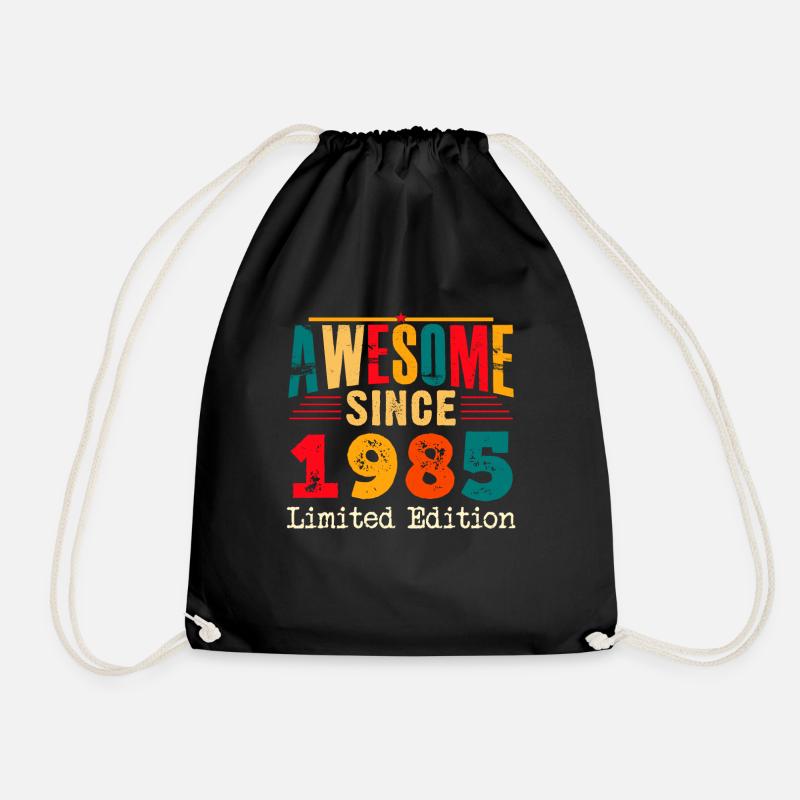 Awesome since 1985 Birthday 40 Years old - Turnbeutel - Schwarz