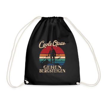 Cool Mpas Marche Alpinisme Rétro Papy - Sac de sport léger - noir - Devant