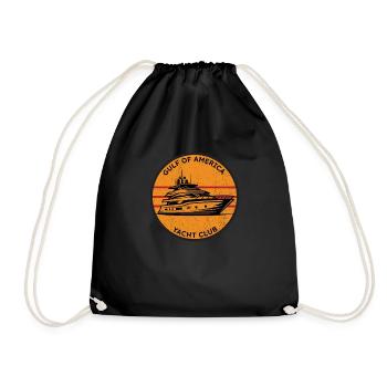 Golf von Amerika Yacht Club  Gulf America - Turnbeutel - Schwarz - Vorne