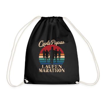 Cool Dads Run Marathon Cadeau Rétro Papa - Sac de sport léger - noir - Devant