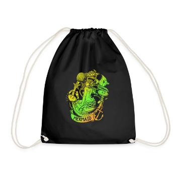 Mermaid mermaid mermaid fairy tale - Drawstring Bag - black - Front