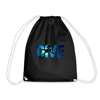 Scuba Diving - Turnbeutel - Schwarz - Vorne