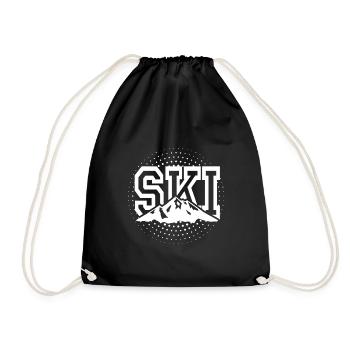 Ski Ski Ski Ski Ski Ski - Sac de sport léger - noir - Devant
