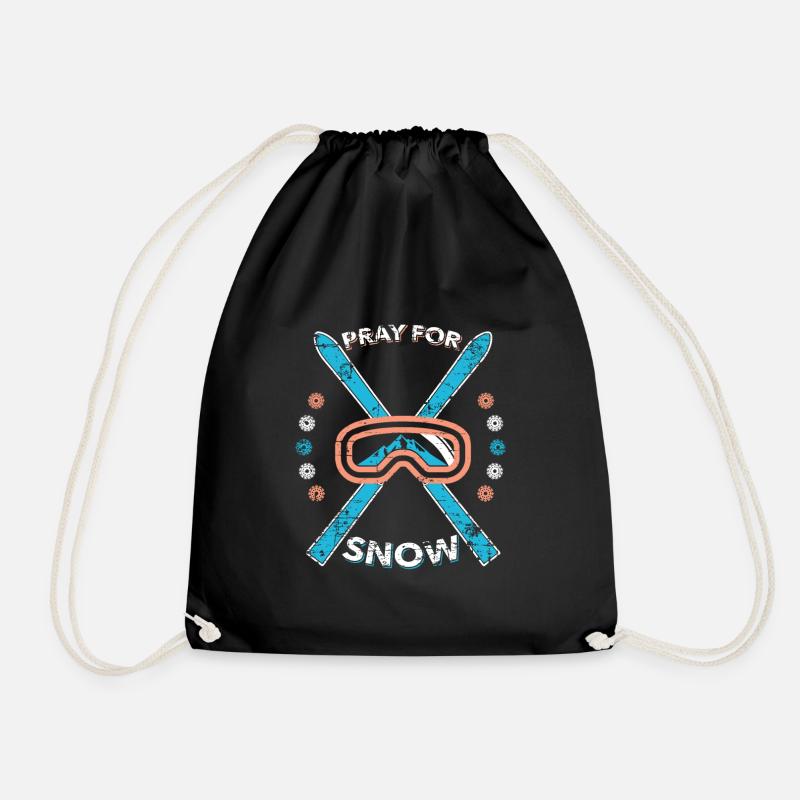 Ski Ski Ski Ski Ski Ski - Sac de sport léger - noir