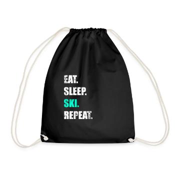 Ski Ski Ski Ski Ski Ski - Sac de sport léger - noir - Devant