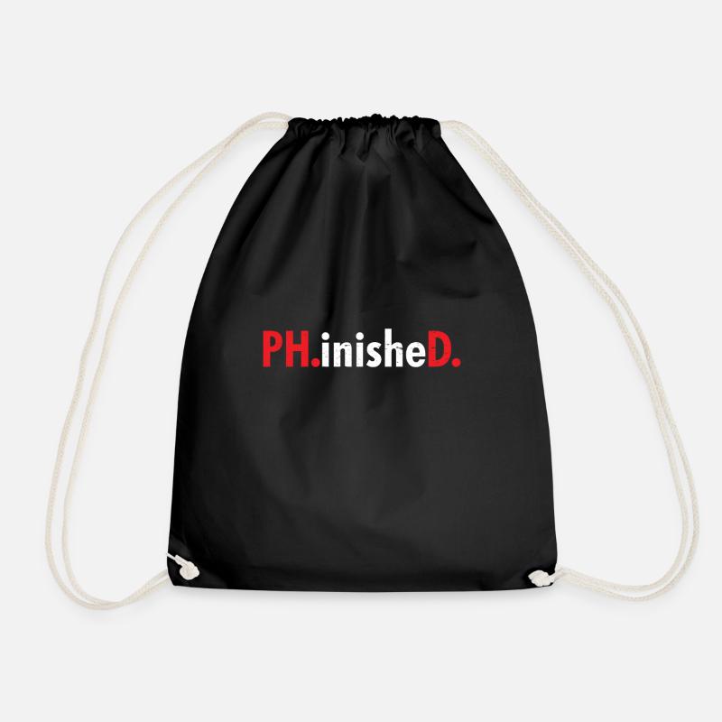 phd - Turnbeutel - Schwarz