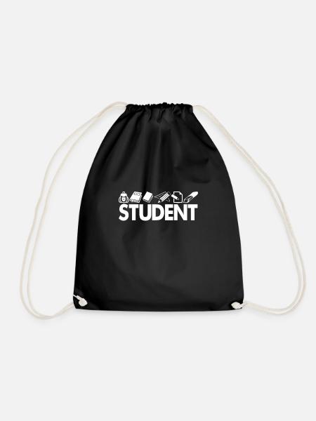 Student - Turnbeutel - Schwarz
