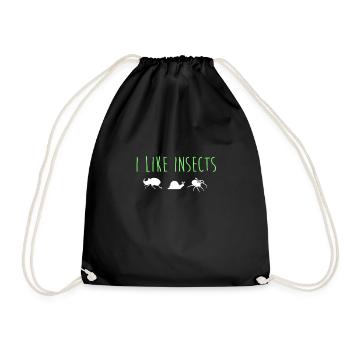 Insects - Drawstring Bag - black - Front