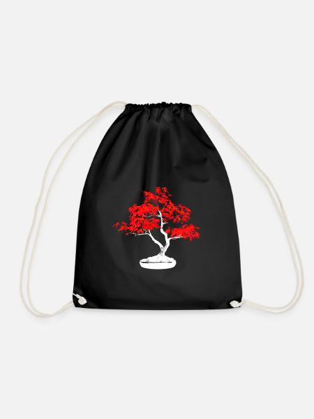Bonsai einz - Turnbeutel - Schwarz
