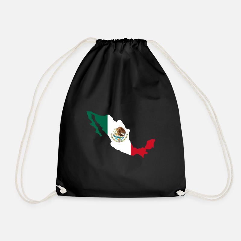Mexiko - Mexico - México - Turnbeutel - Schwarz