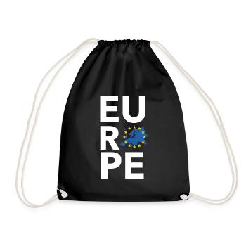 Europe EU Carte des étoiles - Sac de sport léger - noir - Devant
