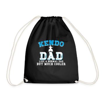 Kendo - Drawstring Bag - black - Front