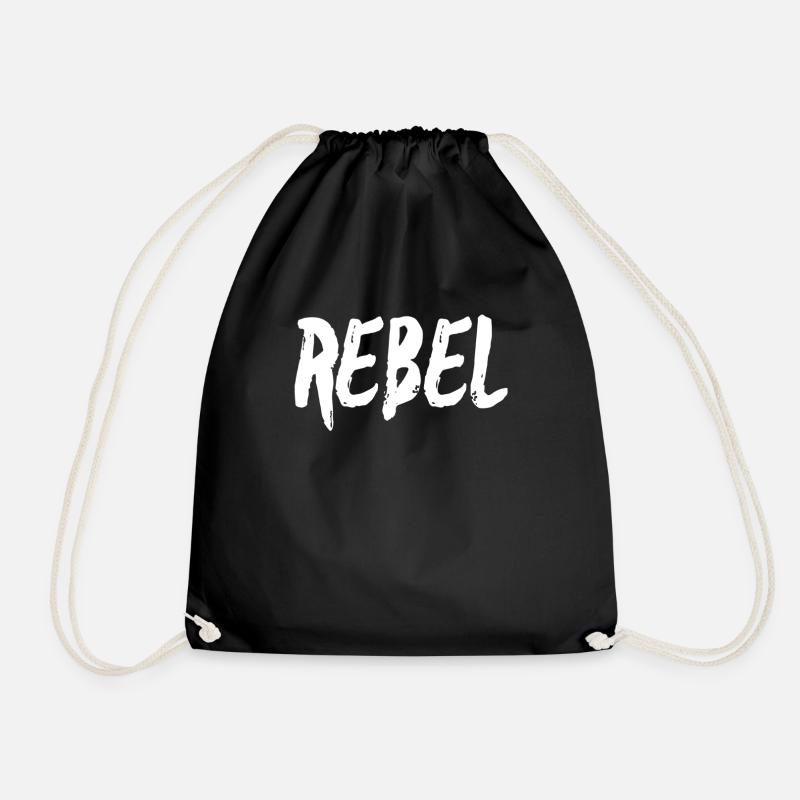 Rebel - Turnbeutel - Schwarz