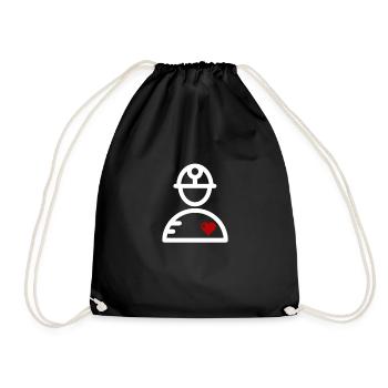 Miner - Drawstring Bag - black - Front