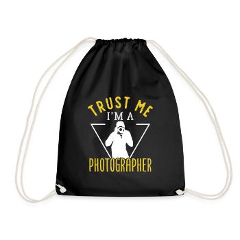 Photography Photographer Fan Lover Gift - Turnbeutel - Schwarz - Vorne