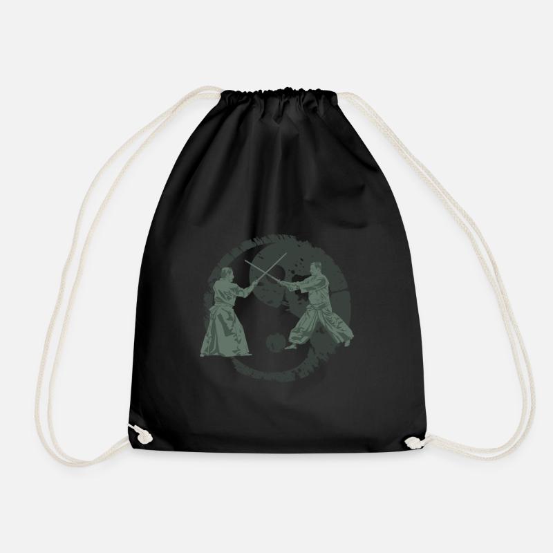 Aikido - Drawstring Bag - black