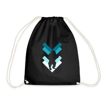 Chimpanzé gorille - Sac de sport léger - noir - Devant