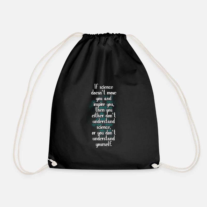 Science - Drawstring Bag - black