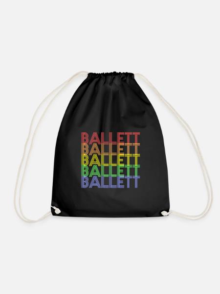 Ballett - Turnbeutel - Schwarz