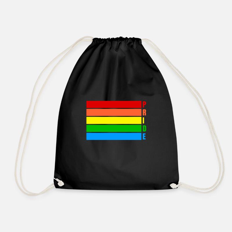 Pride - Drawstring Bag - black