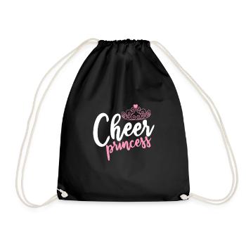 Pom-pom girl princesse - Sac de sport léger - noir - Devant