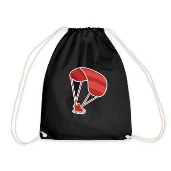 Paragliding Santa Noël Drôle - Sac de sport léger - noir - Devant