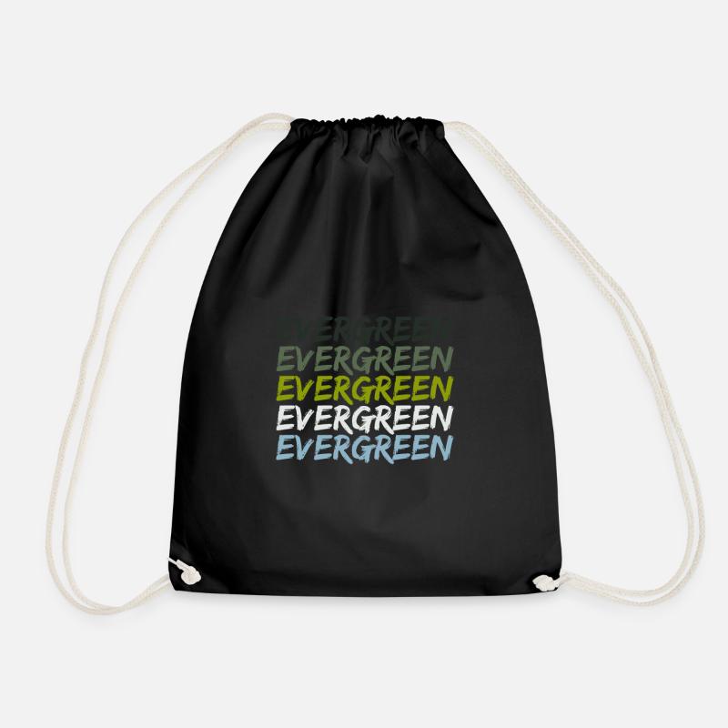 Evergreen - Turnbeutel - Schwarz