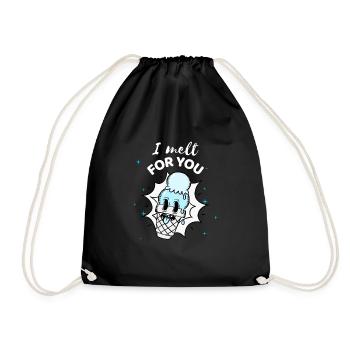 I MELT FOR YOU - Drawstring Bag - black - Front