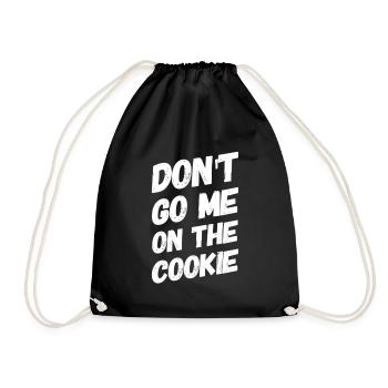 Ne me croyez pas sur l'idée de cadeau cookie - Sac de sport léger - noir - Devant