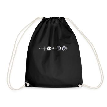 Gardien de but Heart Line Soccer Goalkeeper - Sac de sport léger - noir - Devant