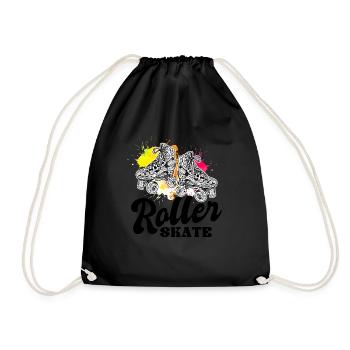 patins à roulettes - Sac de sport léger - noir - Devant