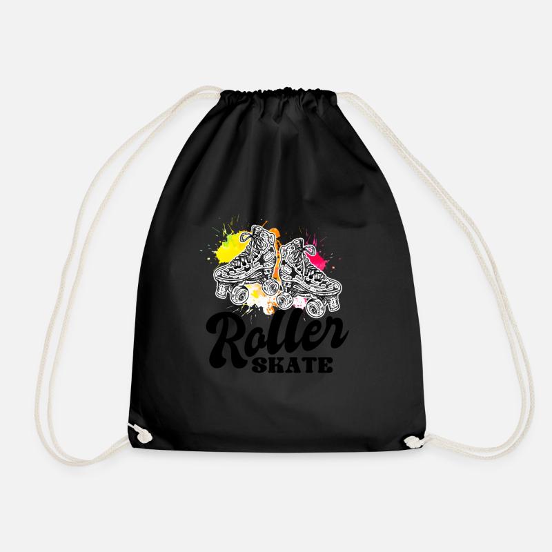 Rollschuhe - Turnbeutel - Schwarz