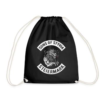 Styrian Panther Sons Of Styria Biker Power - Drawstring Bag - black - Front
