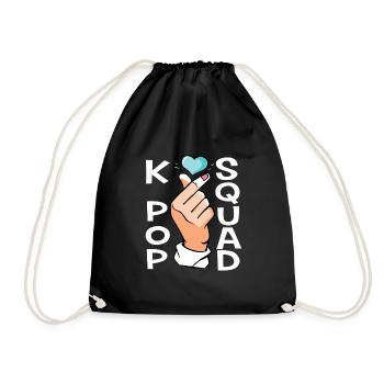 K-Pop Squad - Turnbeutel - Schwarz - Vorne