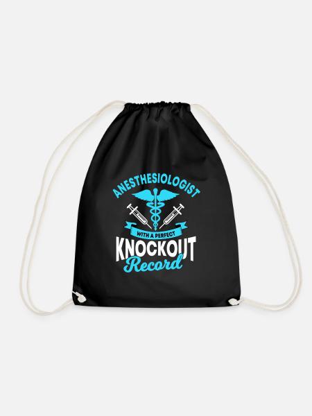 Anesthésistes disant - Sac de sport léger - noir