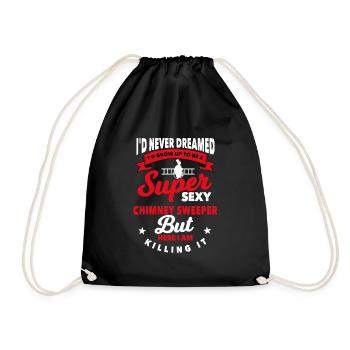 Idée cadeau ramoneur - Sac de sport léger - noir - Devant