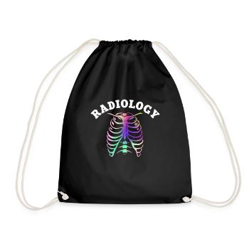 Radiology - Drawstring Bag - black - Front