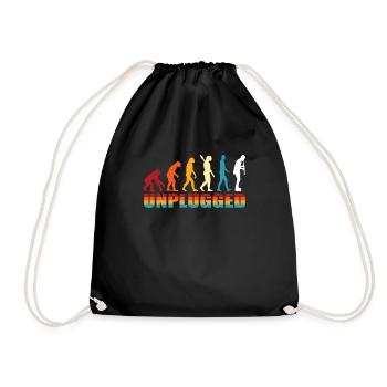 Oboe Evolution - Drawstring Bag - black - Front