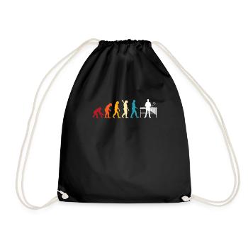 Xylophone Evolution - Drawstring Bag - black - Front