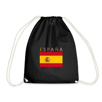 Espana Spain Espagne Drapeau - Sac de sport léger - noir - Devant