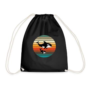 Orca - Sac de sport léger - noir - Devant