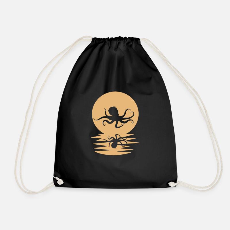 Pieuvres - Sac de sport léger - noir