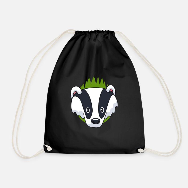 Blaireau - Sac de sport léger - noir