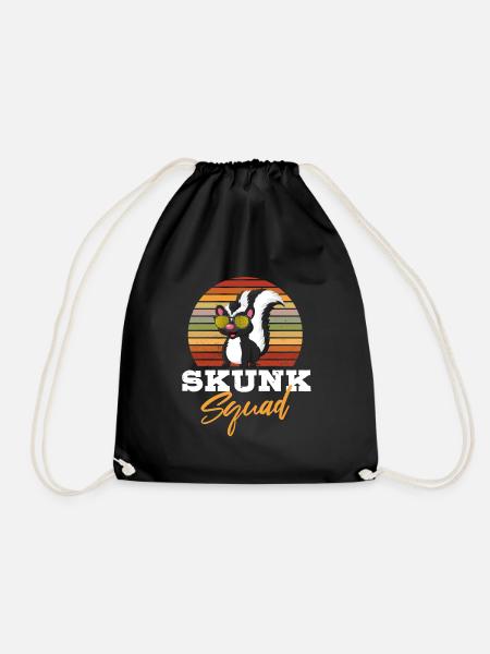Stinktier Squad - Turnbeutel - Schwarz