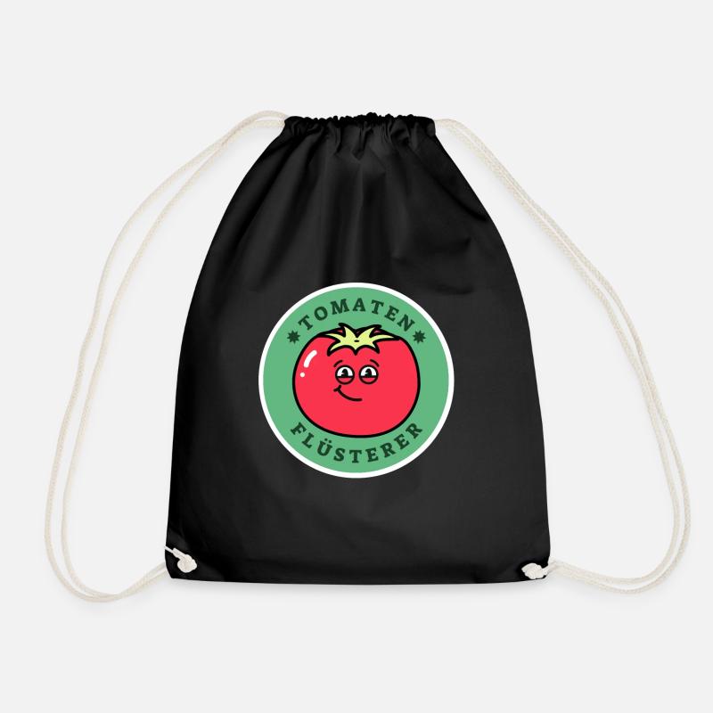 Tomaten Flüsterer - Turnbeutel - Schwarz